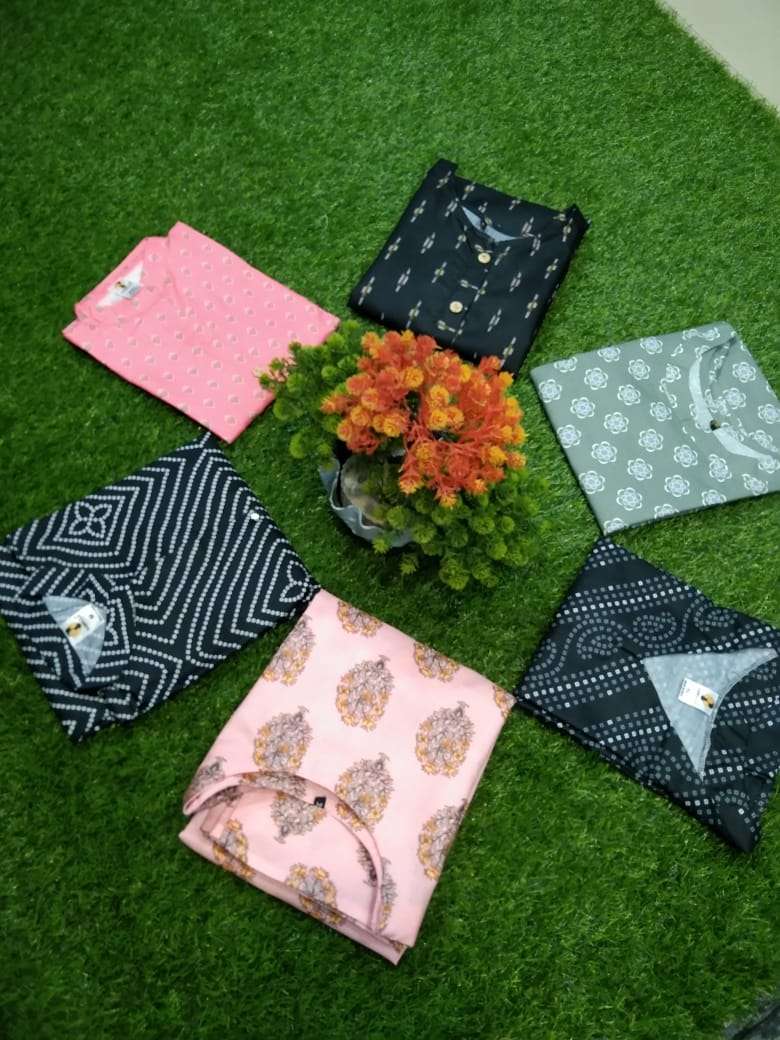 Sabella Fashion Summer Queen Catalog Casual Wear Cotton Rayon Printed Kurtis 