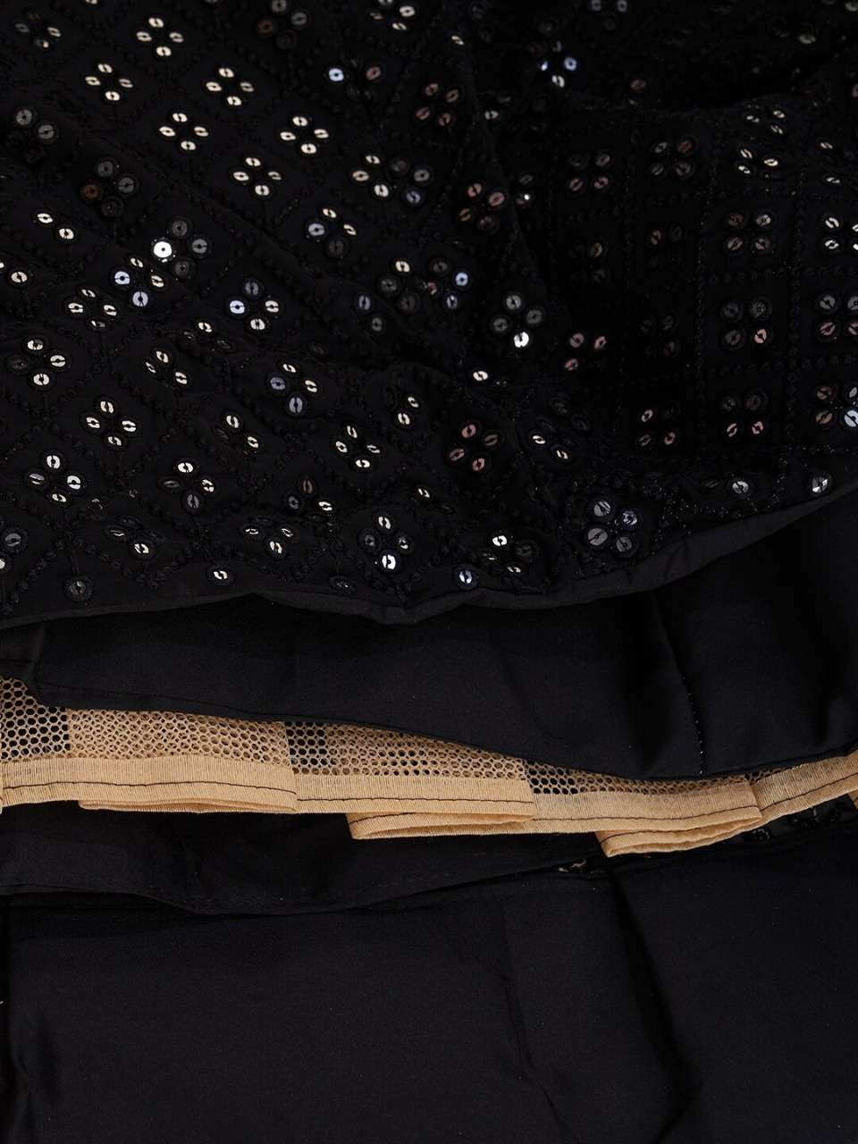 Black Seqiunce Lehenga Choli
