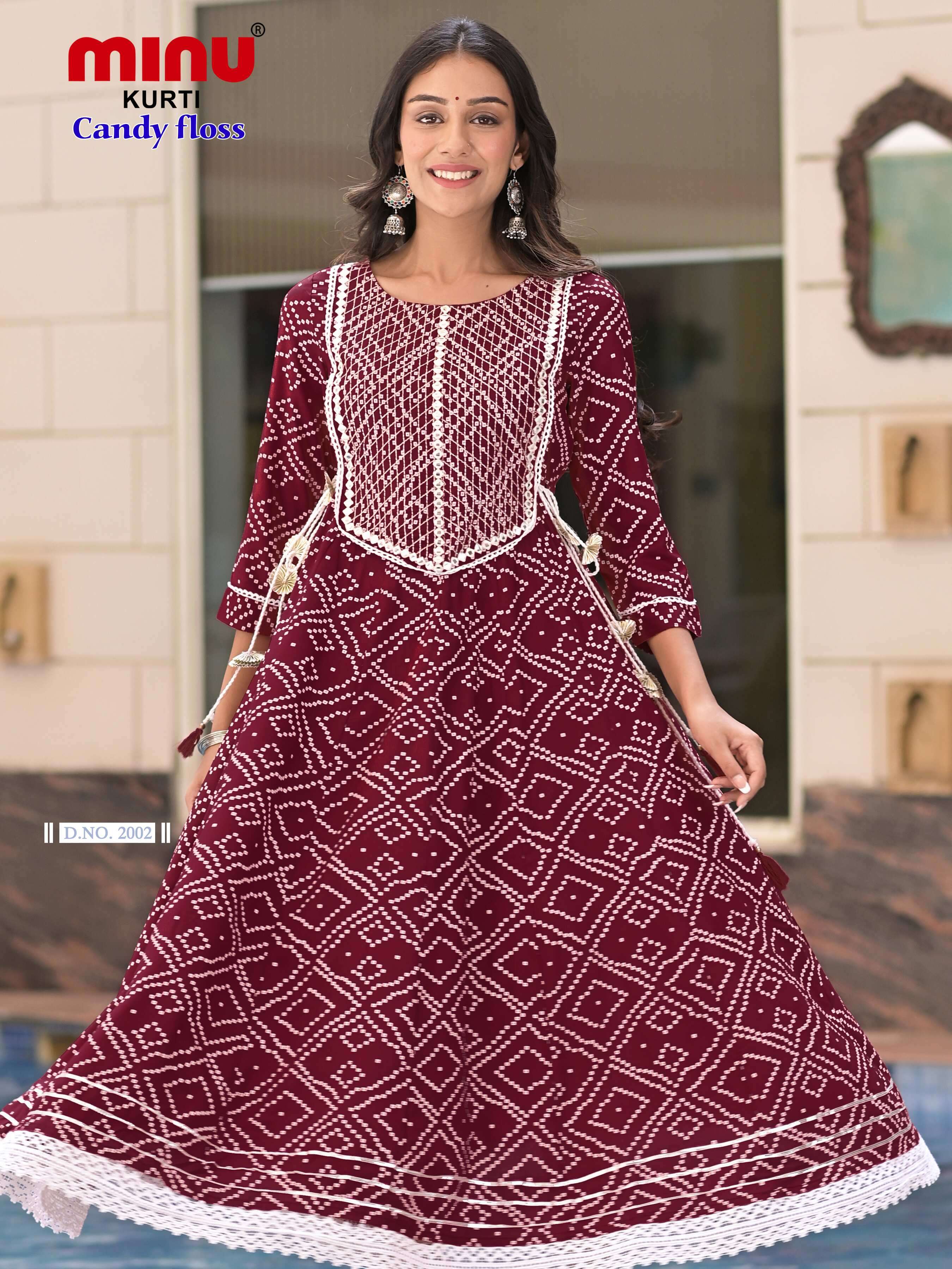 Minu Candy Floss Anarkali Kurtis catalogue