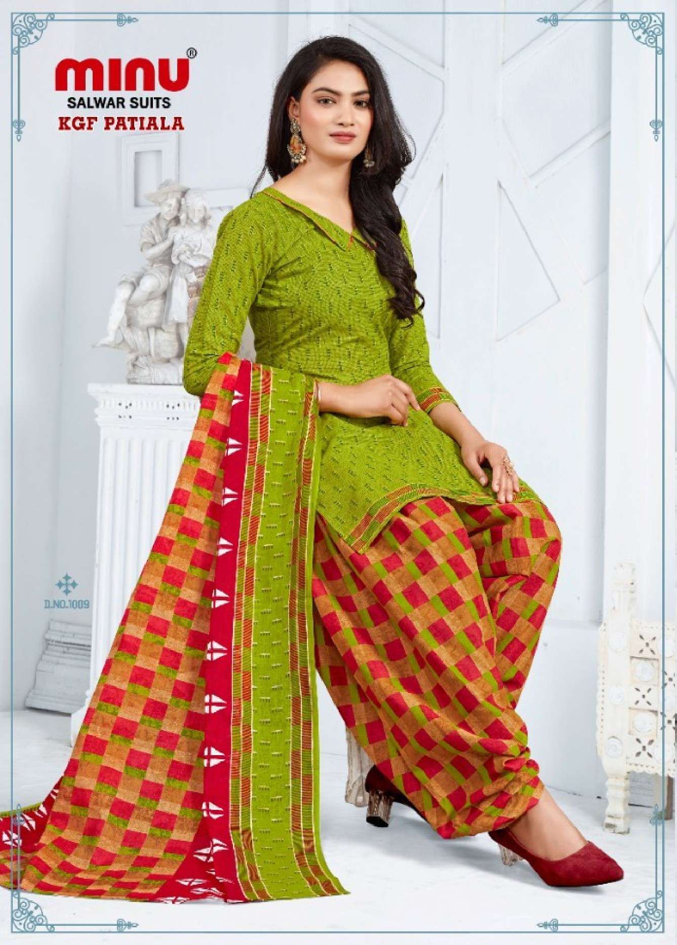 Minu KGF Cotton Dress Material-10P Catalouge