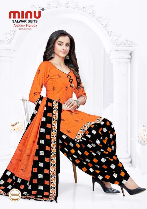 Minu Akshara Patiala Vol-9 Dress Material-12P Catalogue