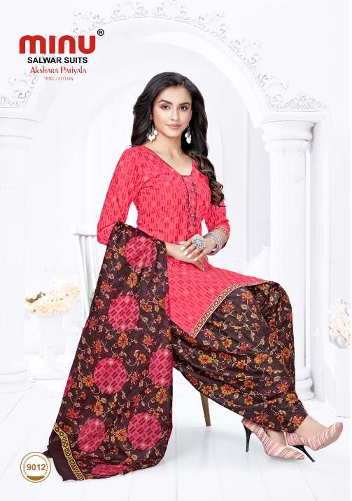 Minu Akshara Patiala Vol-9 Dress Material-12P Catalogue