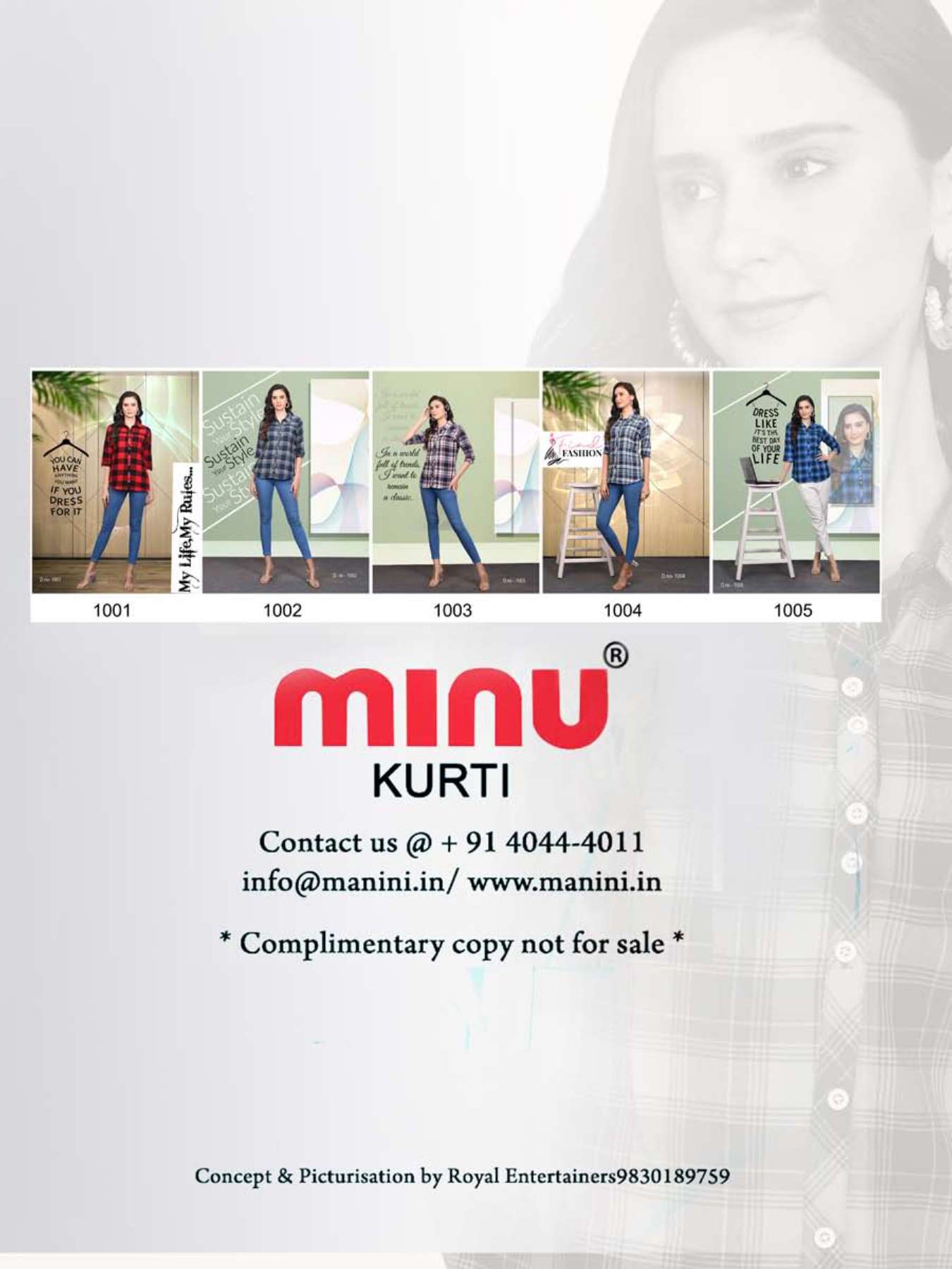Minu Alexa-5P Rayon Shirt Catalogue