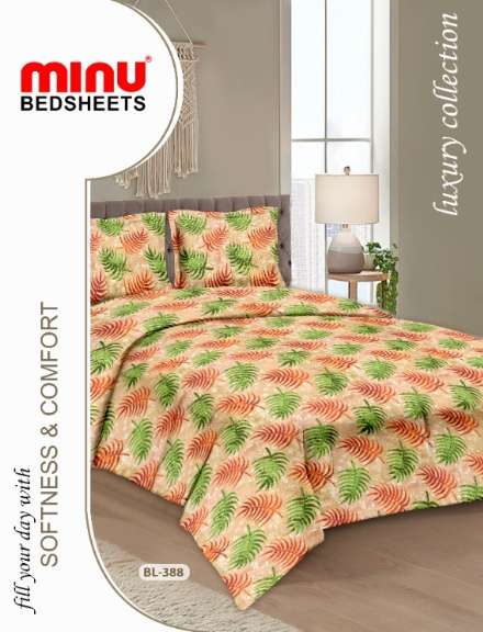 Minu Alisha Bedsheet-33P Cotton Printed Bedsheet Catalogue