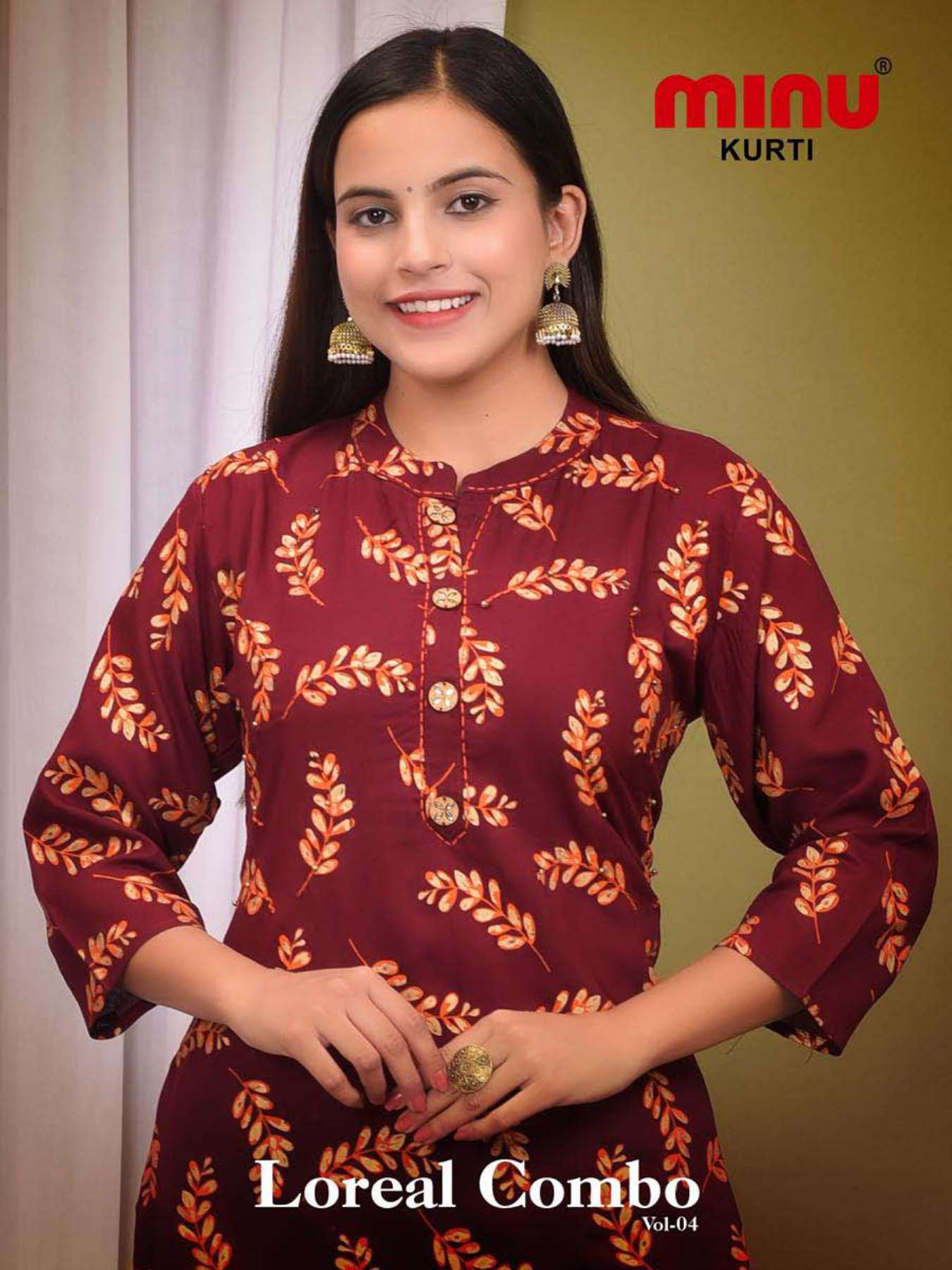 Minu Loreal Combo Vol-4-5P Kurtis Combo Catalogue