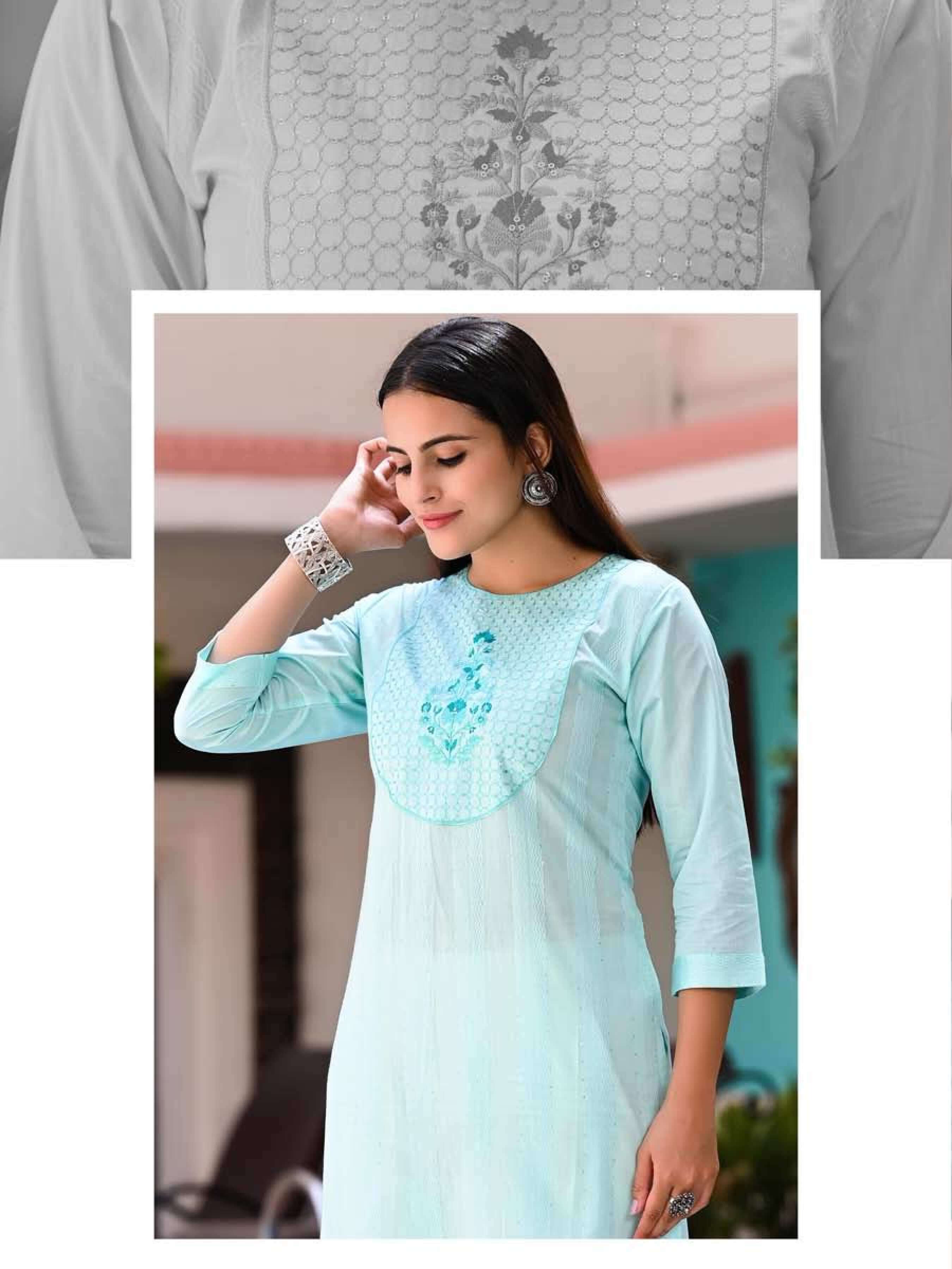Minu Nitya Rayon Silk Kurtis-4P Catalogue