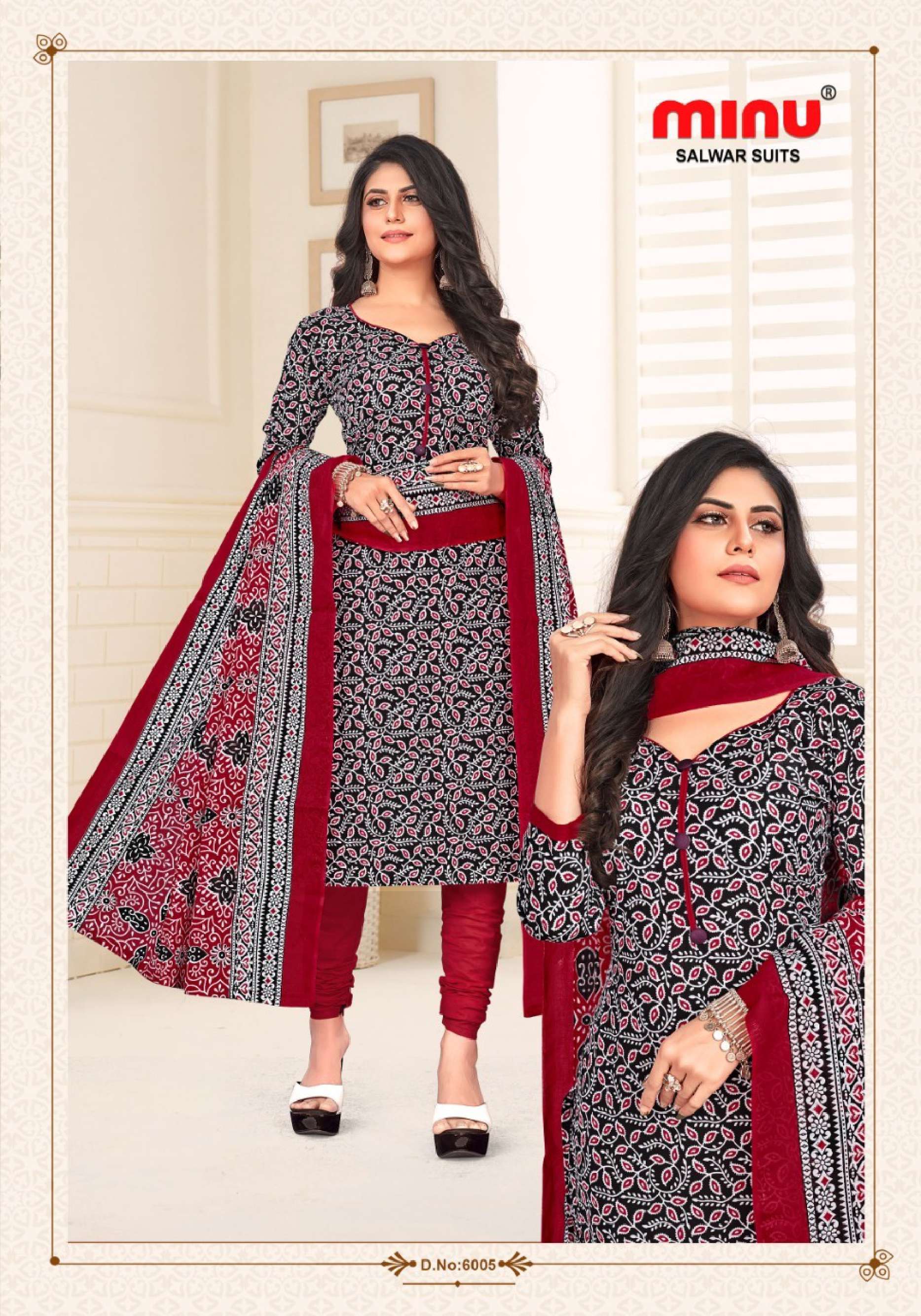 Minu Phillauri Cotton Dress Material-8P Catalogue