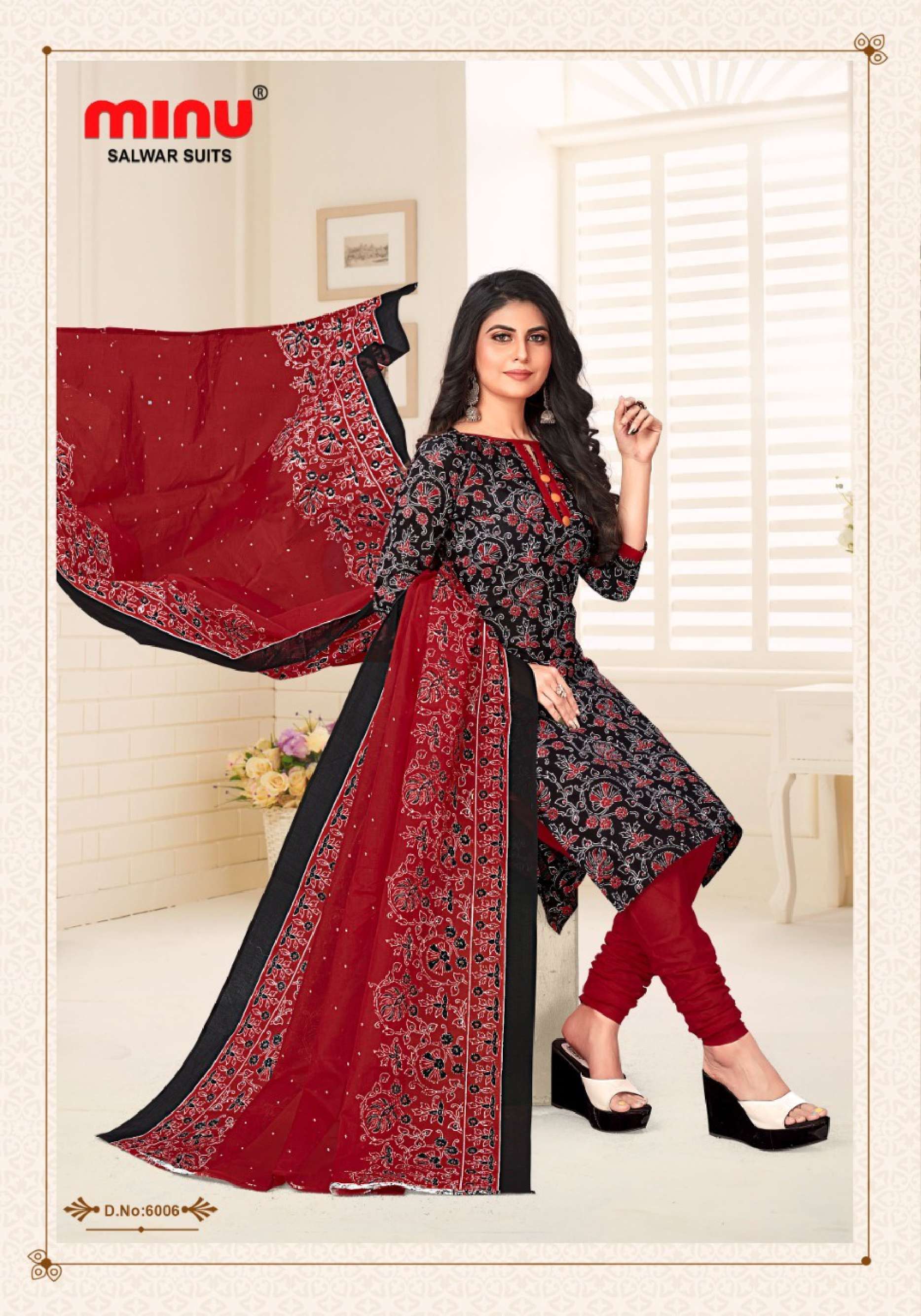 Minu Phillauri Cotton Dress Material-8P Catalogue