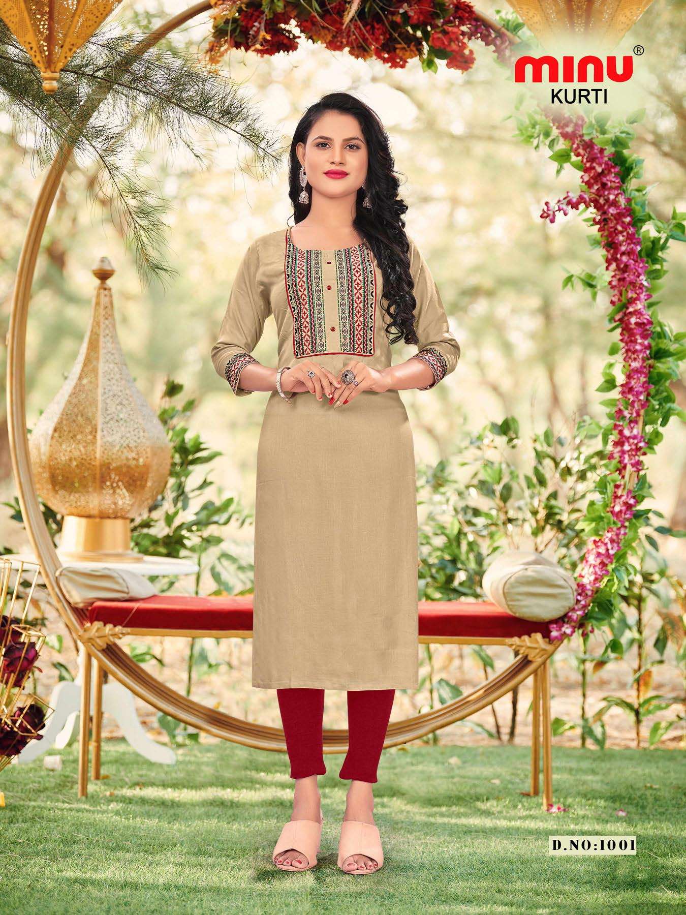 Minu SHANAYA Cotton Kurtis-6P Catalog