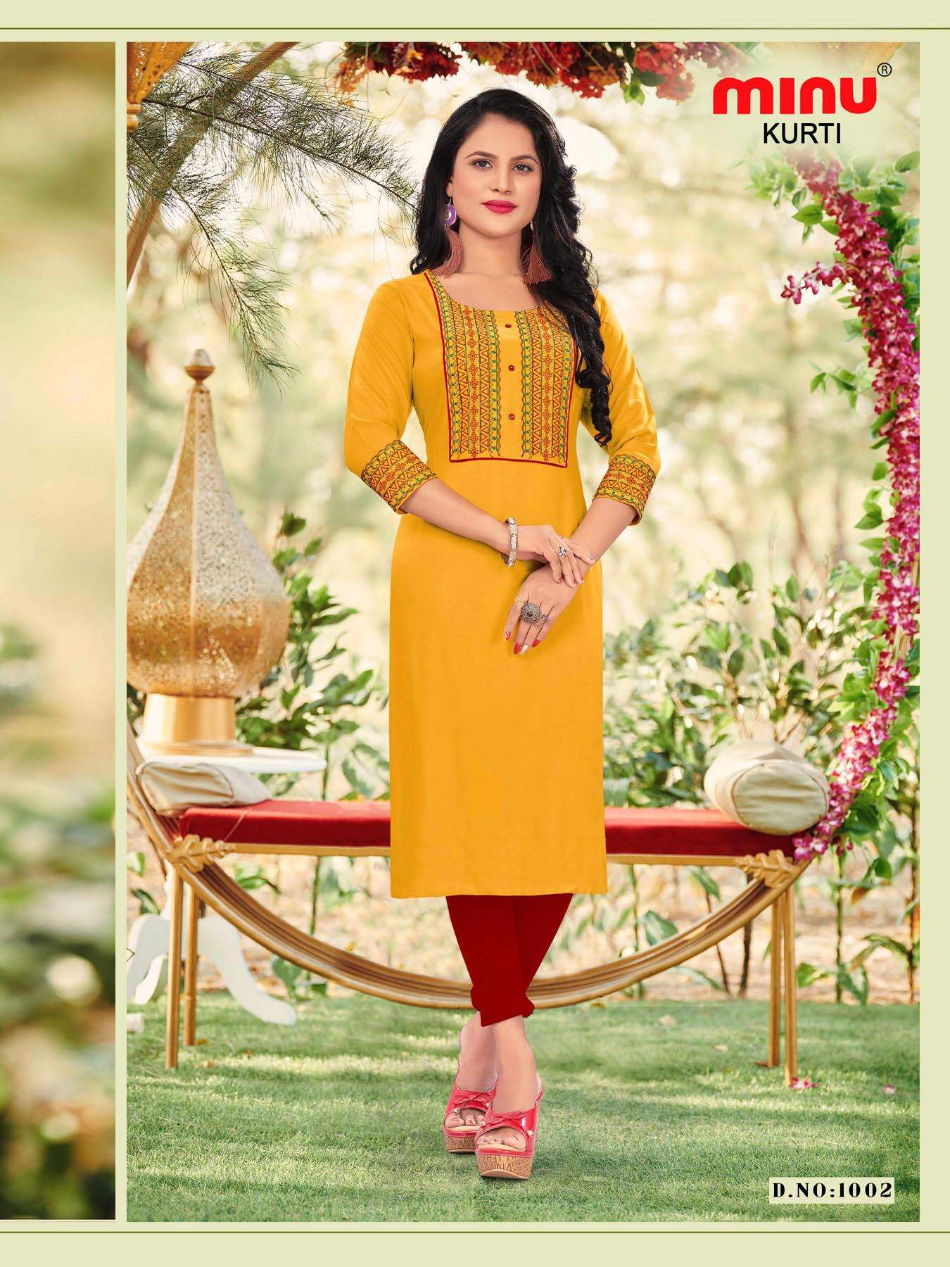 Minu SHANAYA Cotton Kurtis-6P Catalog