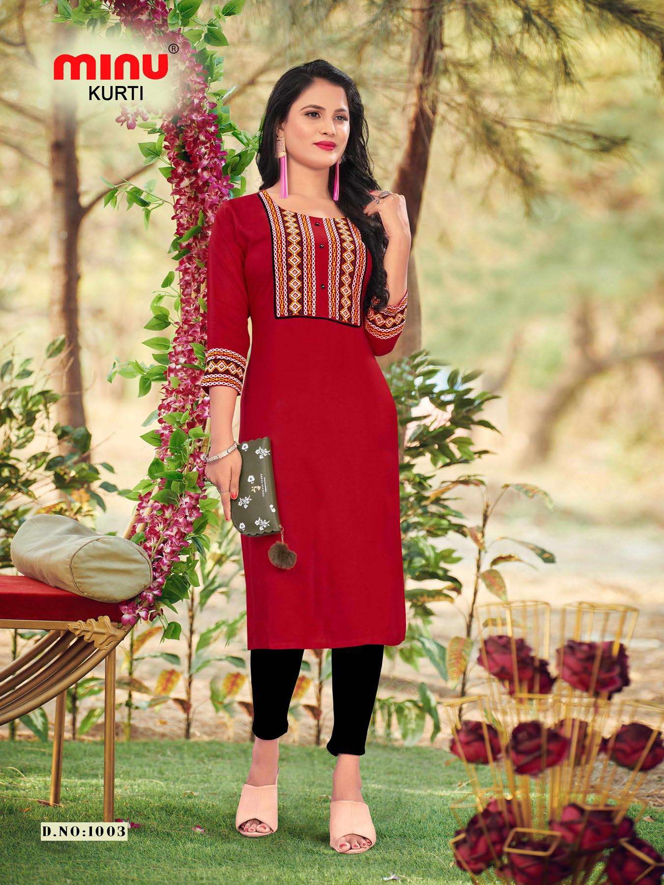 Minu SHANAYA Cotton Kurtis-6P Catalog