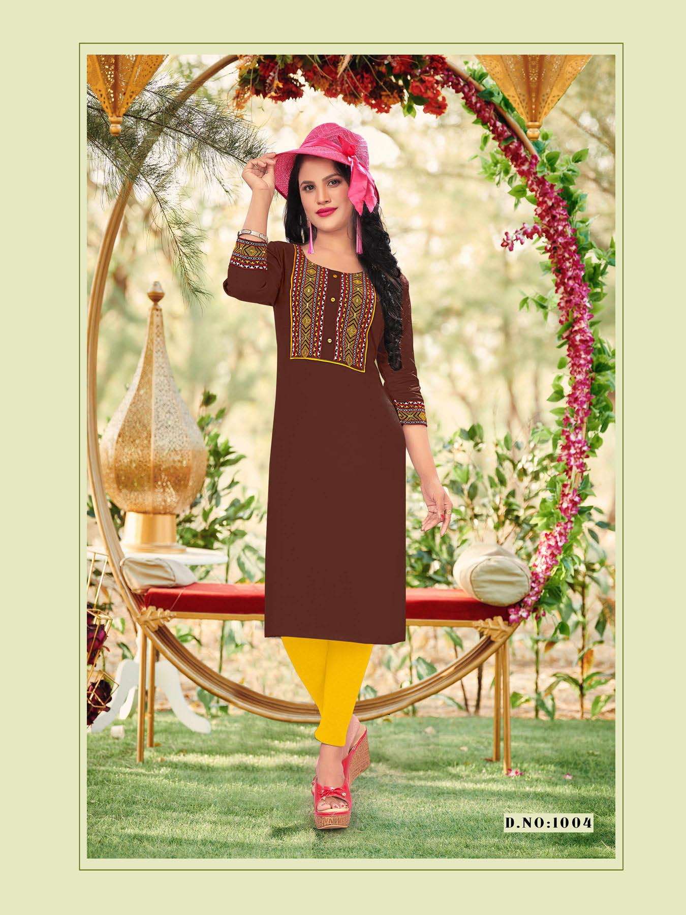 Minu SHANAYA Cotton Kurtis-6P Catalog