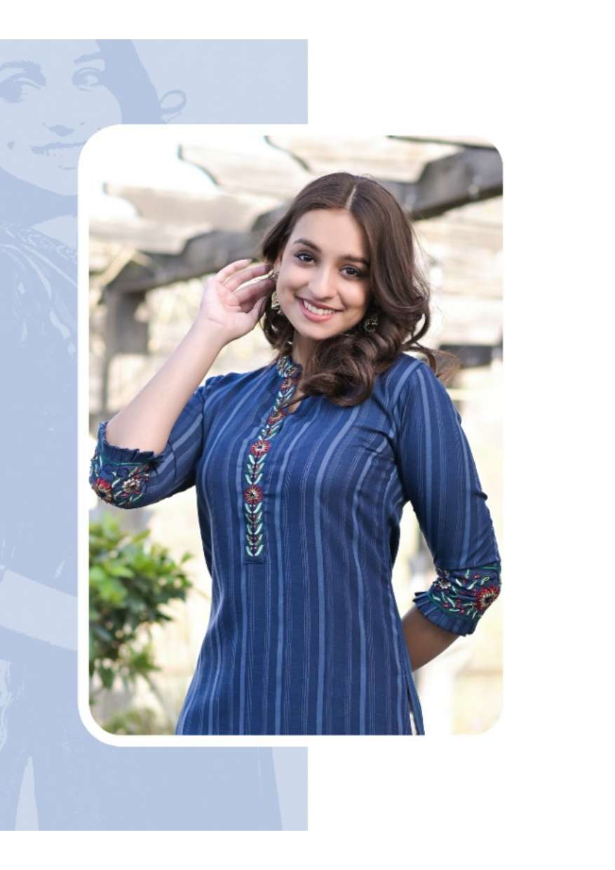 Minu SIYA Vol-2 Rayon Kurtis-4P Catalogue
