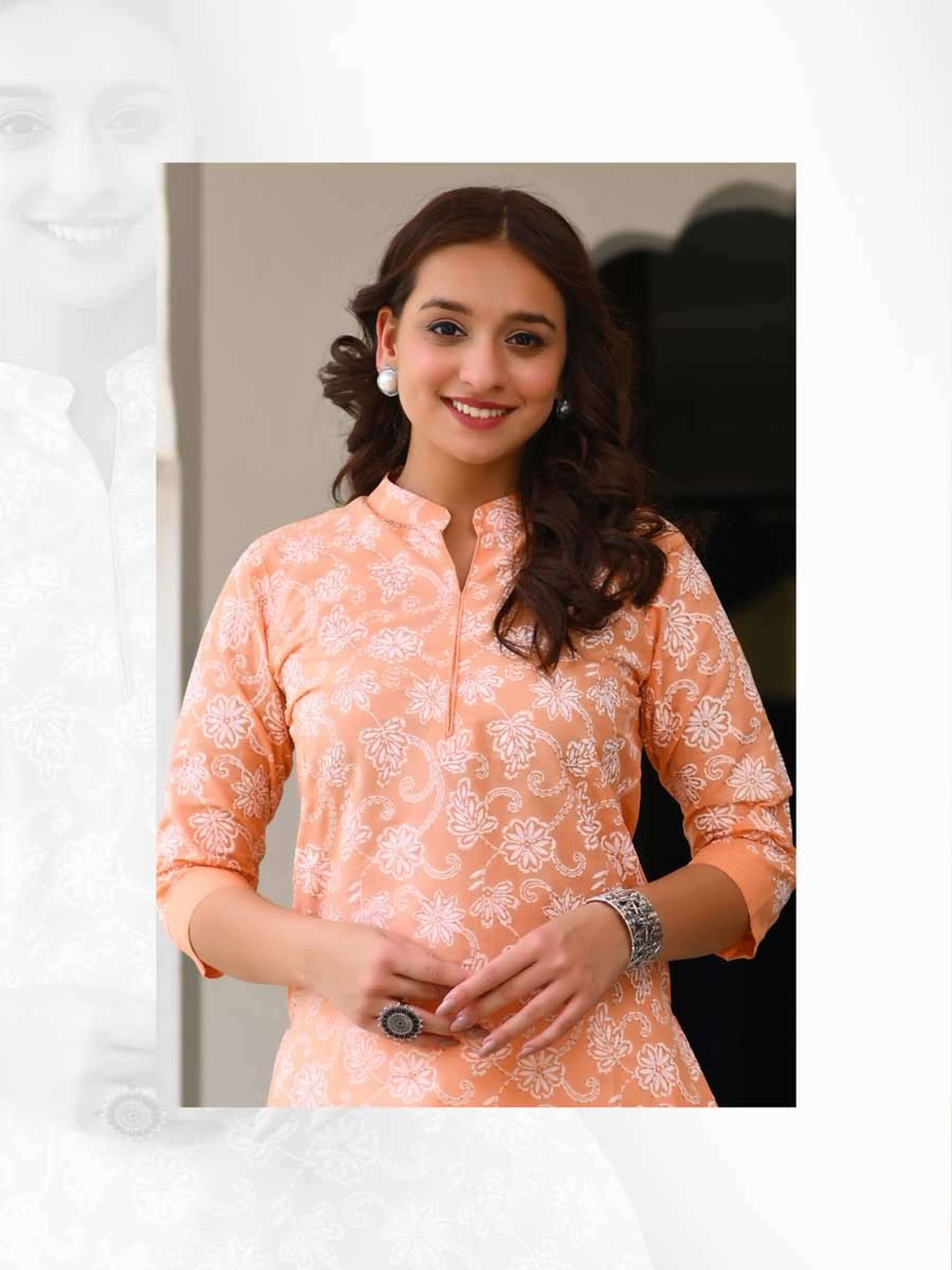 Minu Swara Cotton Kurtis-4P Catalogue