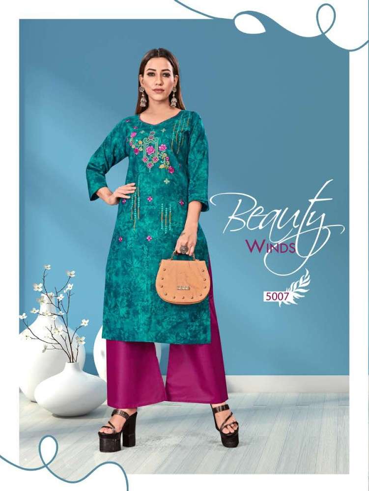 Minu Victoria Vol-5 Kurtis Combo-8P Catalogue