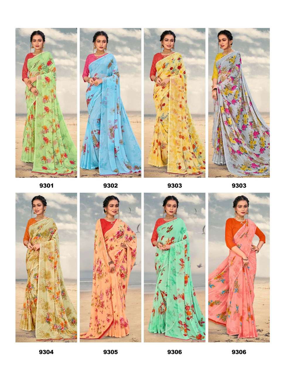 Saroj Spring Georgette Vol-3 