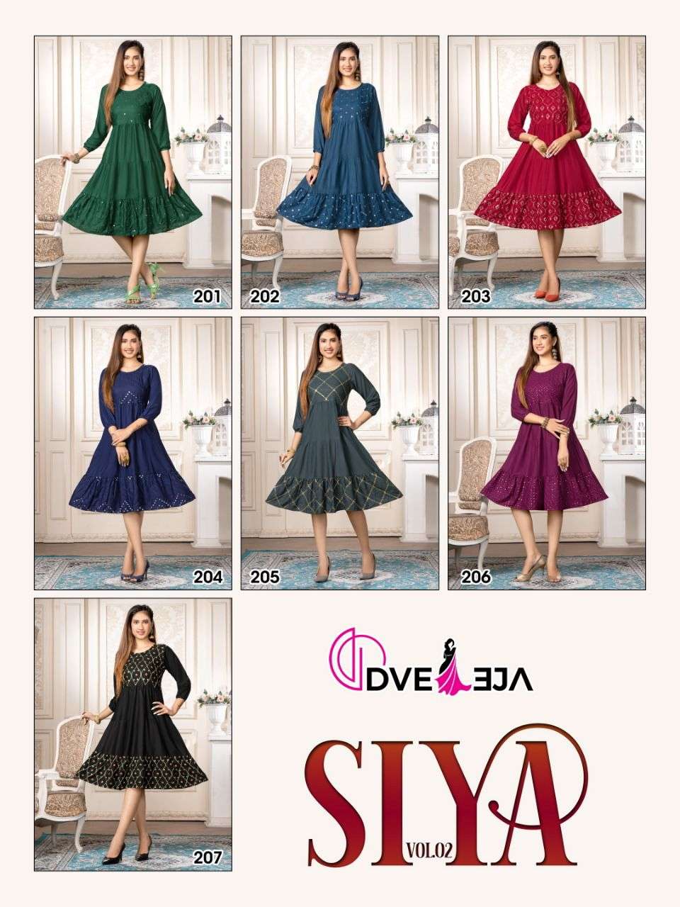 Siya 2 Anarkali kurtis