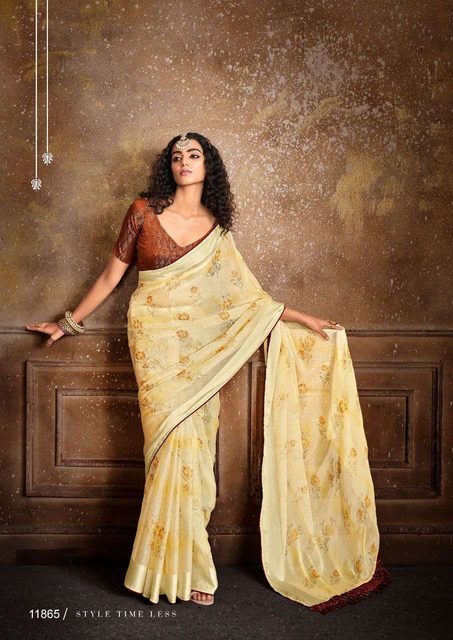  5D DESIGNER DIANA VOL 2 CHIFFON SAREES WHOLESALER