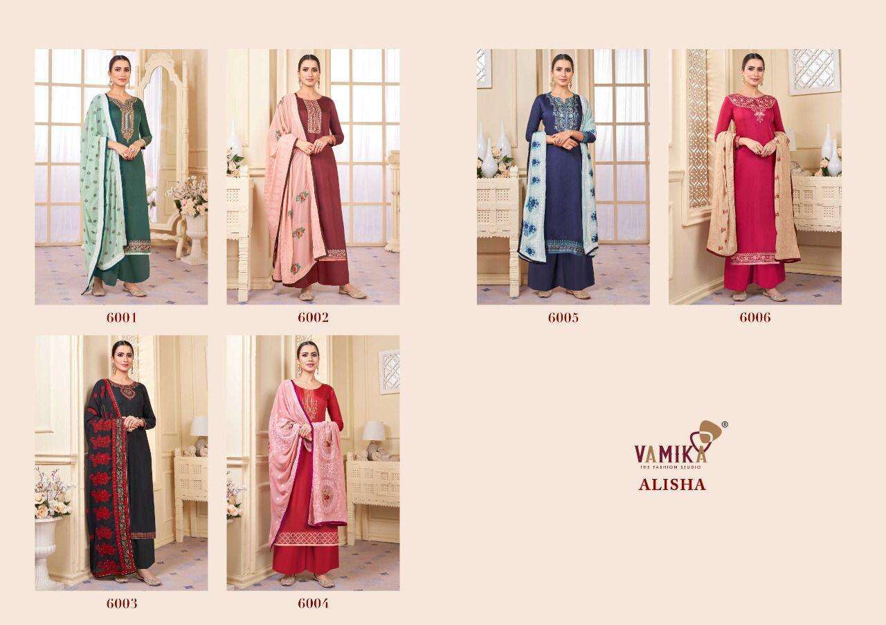  ALISHA BY VAMIKA RAYON READYMADE PLAZZO STYLE SALWAR KAMEEZ