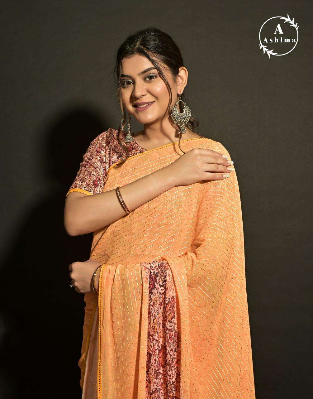 ASHIMA RIHANAAA DIGITAL VOL 2 SERIES 4501 TO 4508 GEORGETTE SAREES COLLECTION