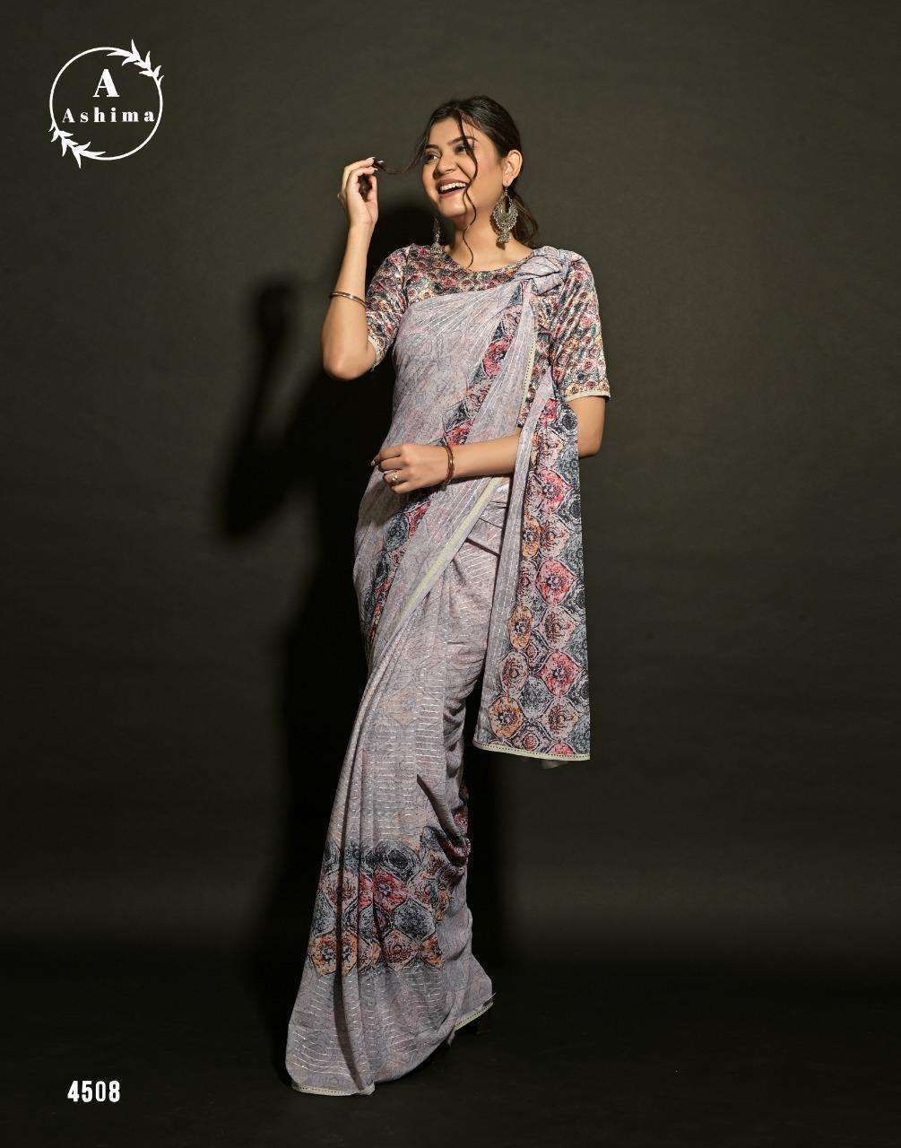 ASHIMA RIHANAAA DIGITAL VOL 2 SERIES 4501 TO 4508 GEORGETTE SAREES COLLECTION