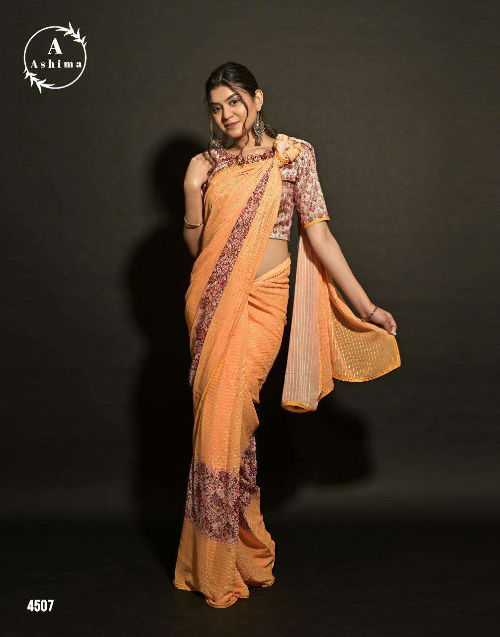 ASHIMA RIHANAAA DIGITAL VOL 2 SERIES 4501 TO 4508 GEORGETTE SAREES COLLECTION