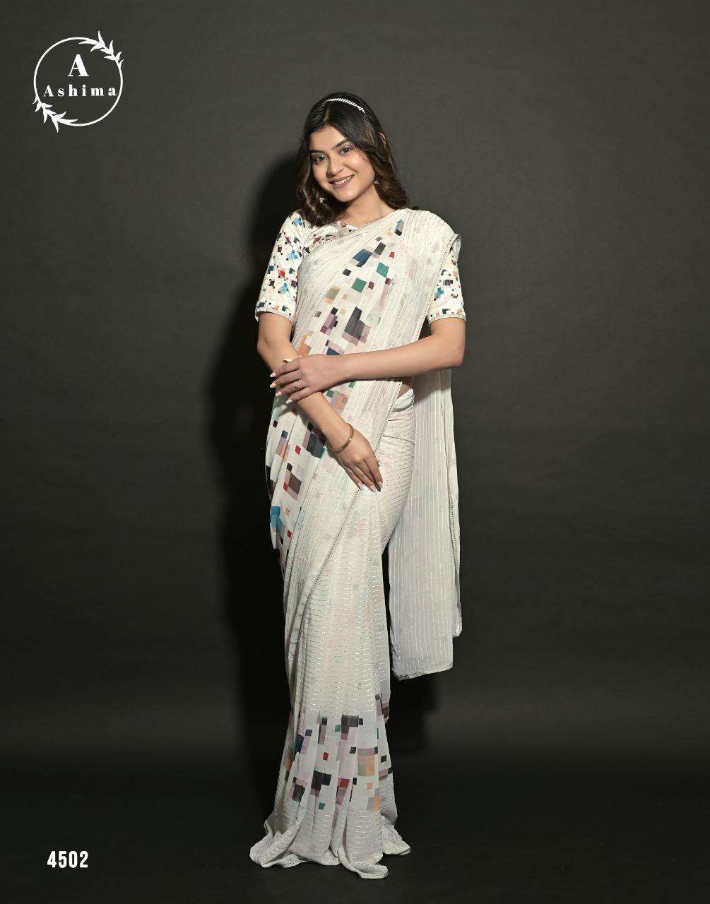 ASHIMA RIHANAAA DIGITAL VOL 2 SERIES 4501 TO 4508 GEORGETTE SAREES COLLECTION