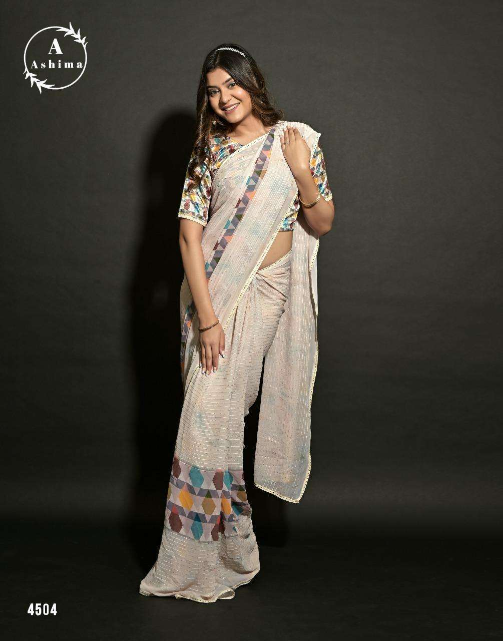 ASHIMA RIHANAAA DIGITAL VOL 2 SERIES 4501 TO 4508 GEORGETTE SAREES COLLECTION