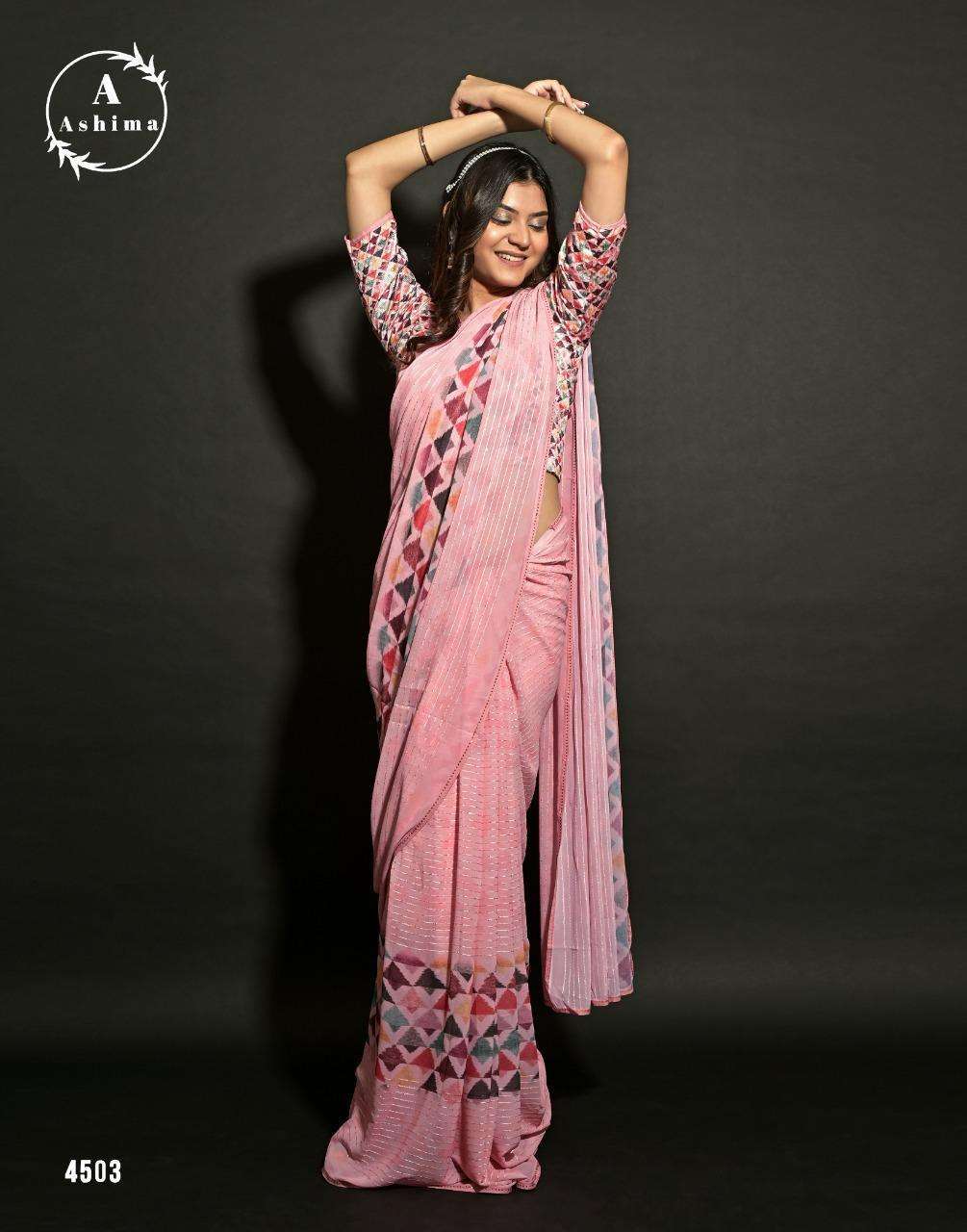 ASHIMA RIHANAAA DIGITAL VOL 2 SERIES 4501 TO 4508 GEORGETTE SAREES COLLECTION