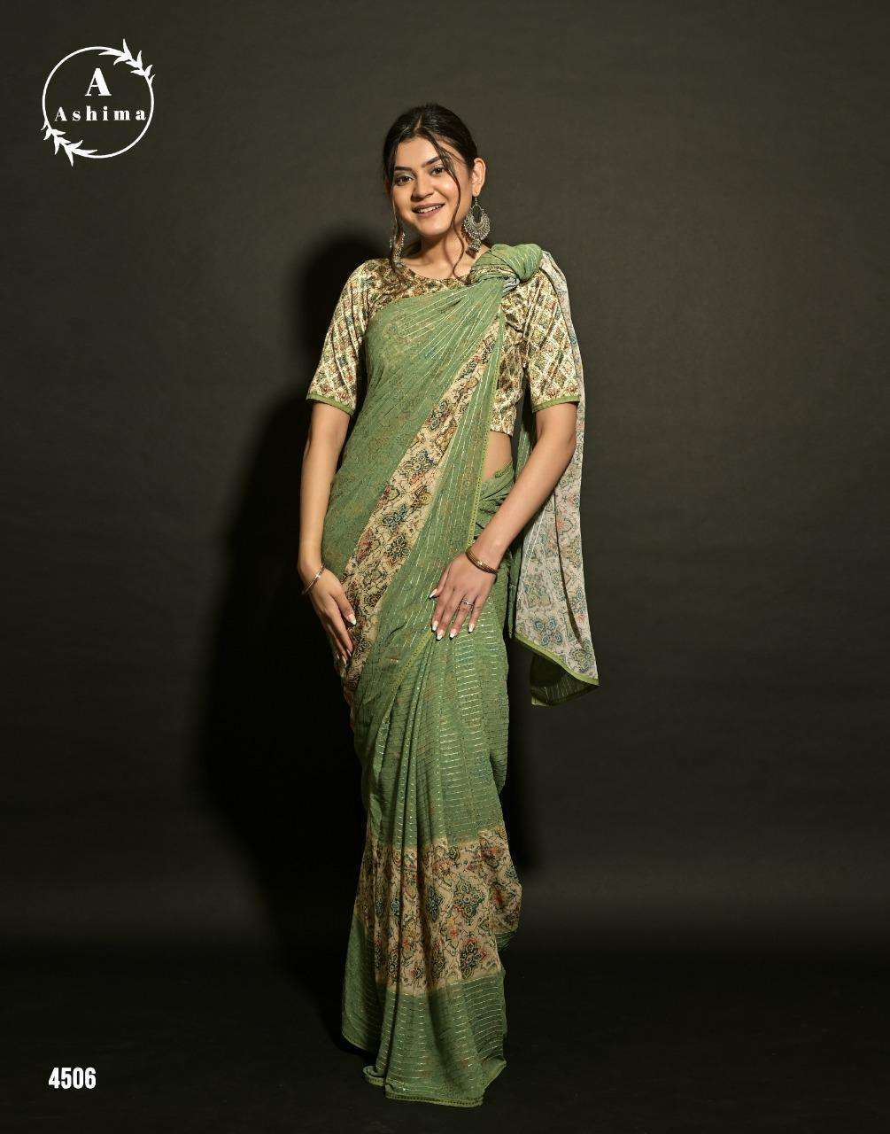 ASHIMA RIHANAAA DIGITAL VOL 2 SERIES 4501 TO 4508 GEORGETTE SAREES COLLECTION
