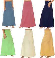COTTON SARI WOMEN SOLID INNER WEAR READY MADE PETTICOAT SUPPLIER AT KRISHNA CREATION