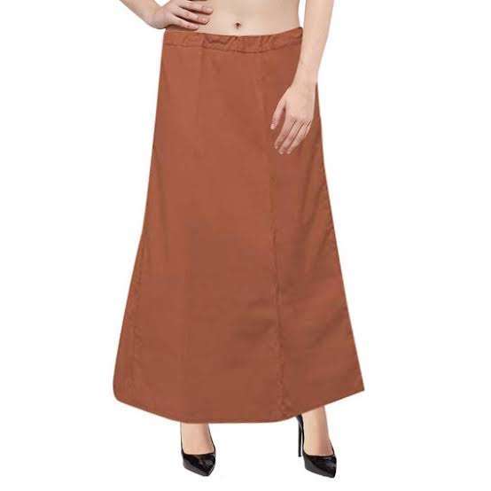 COTTON SARI WOMEN SOLID INNER WEAR READY MADE PETTICOAT SUPPLIER AT KRISHNA CREATION