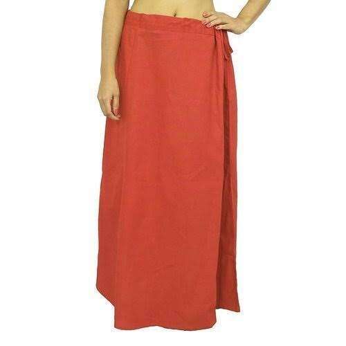 COTTON SARI WOMEN SOLID INNER WEAR READY MADE PETTICOAT SUPPLIER AT KRISHNA CREATION