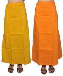 COTTON SARI WOMEN SOLID INNER WEAR READY MADE PETTICOAT SUPPLIER AT KRISHNA CREATION