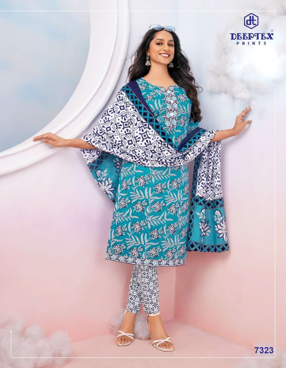 DEEPTEX MISS INDIA 73 CASUAL WEAR PURE COTTON SUITS CATALOG BEST RATE