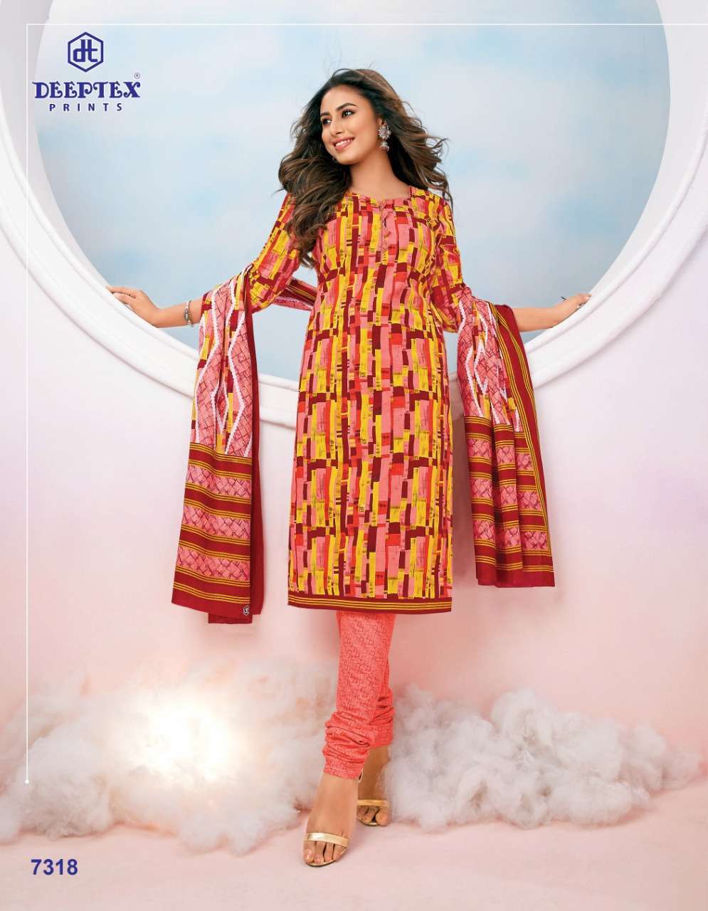 DEEPTEX MISS INDIA 73 CASUAL WEAR PURE COTTON SUITS CATALOG BEST RATE