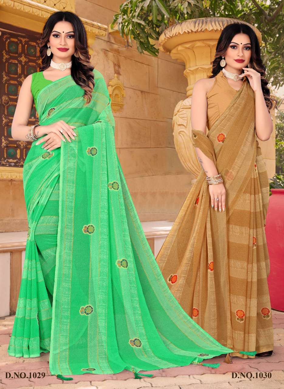 FC present Alisha casual sarees catalogue 