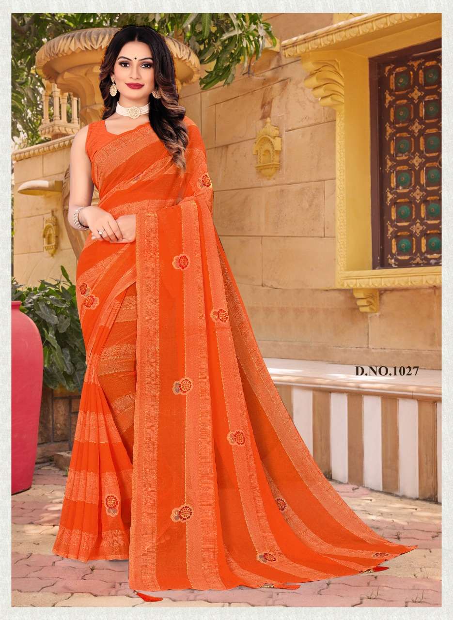 FC present Alisha casual sarees catalogue 