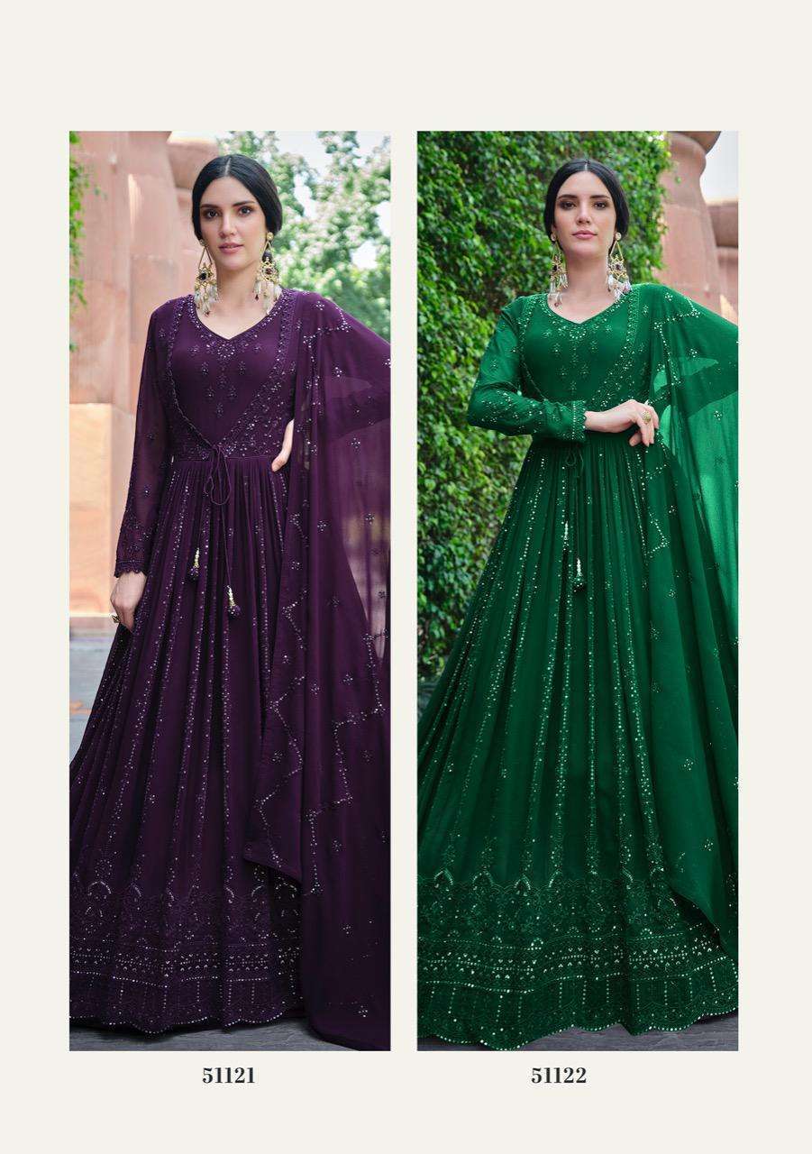  FIONA SAINA GEORGETTE DESIGNER FANCY KURTI WITH DUPATTA