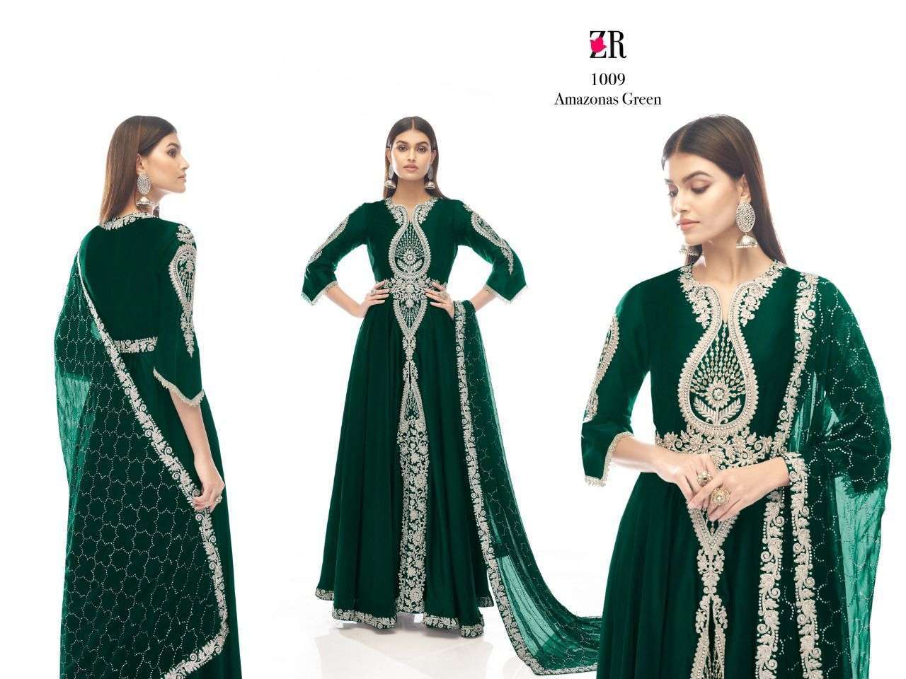 GULZAR 1007-1010 SERIES EXCLUSIVE LONG FANCY DRESSES