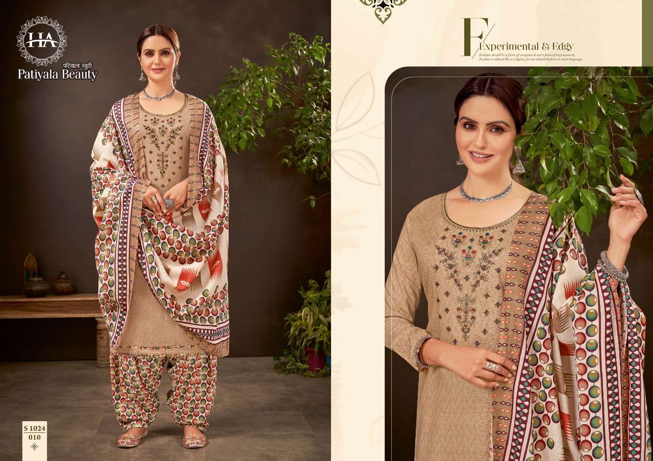 HARSHIT FASHION HUB BY ALOK SUIT LAUNCHING ITS NEW CATALOG PATIYALA BAEUTY 
