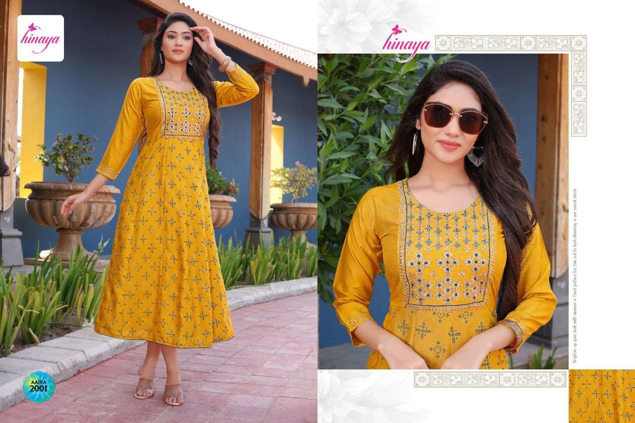 hinaya  AAINA VOL-3 Kurtis catalogue