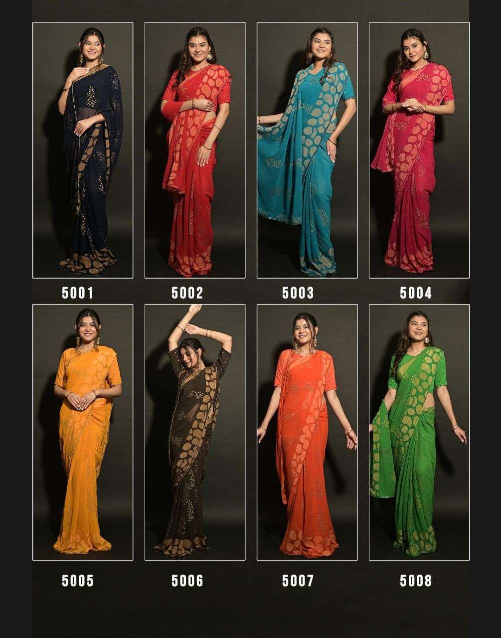 IVERY BRASSO BY ASHIMA GEORGETTE BRASSO PRINTED DESIGNER SAREE