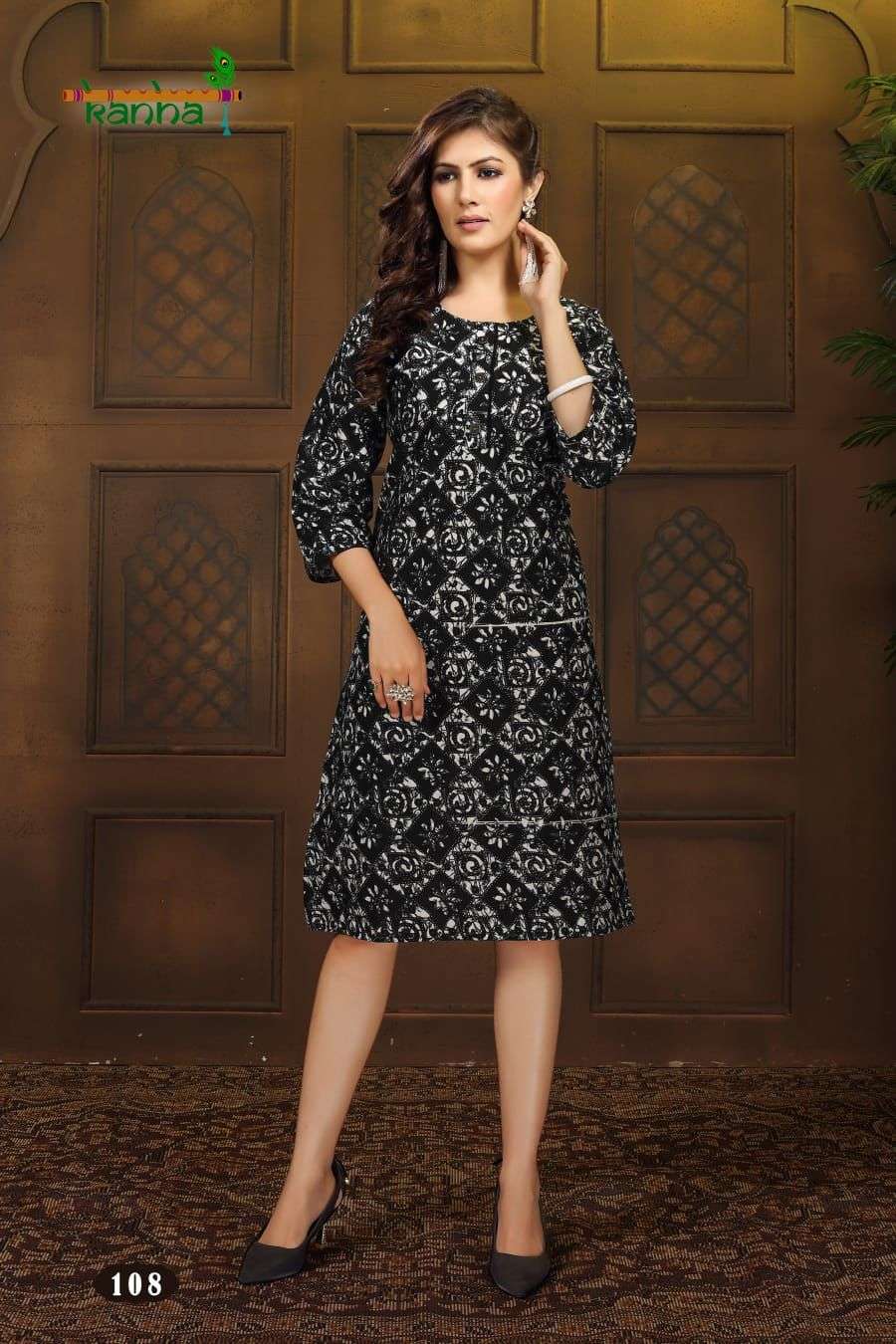 KANHA BRAND PERSENT BATIK Casual Kurtis Catalogue wholesale rate
