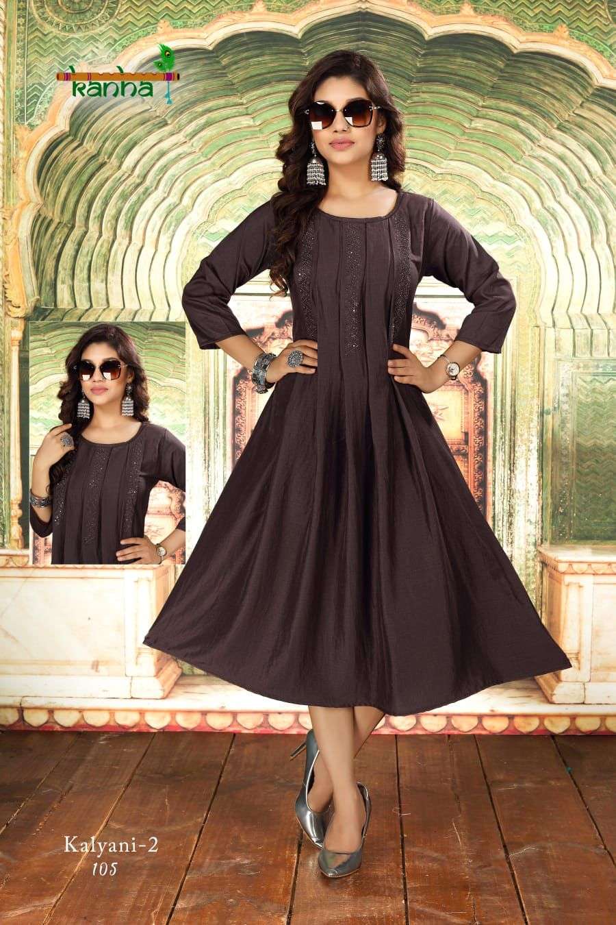 KANHA BRAND PERSENT KALYANI VOL-2  Anarkali Kurtis  Hit Catalogue wholesale price