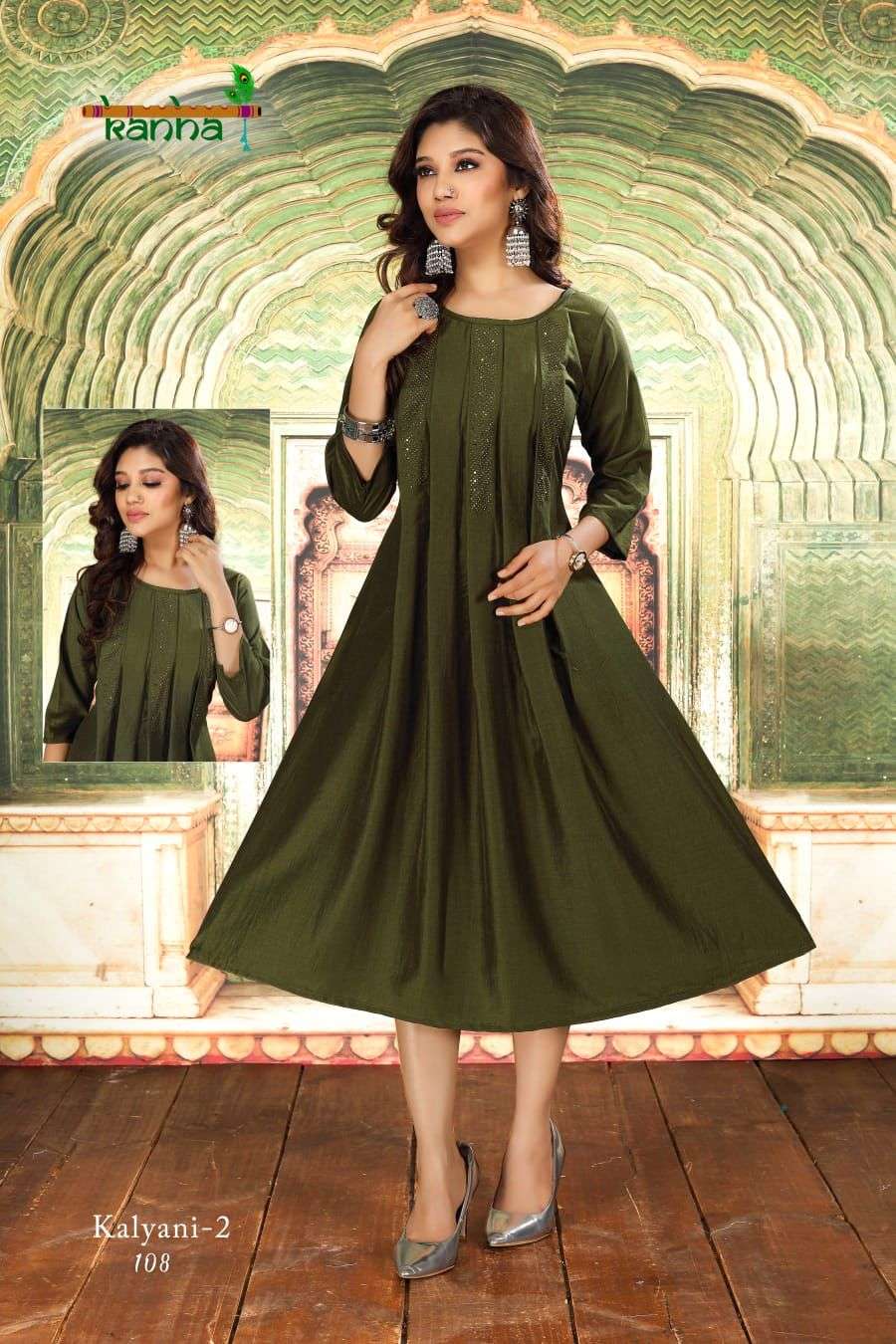 KANHA BRAND PERSENT KALYANI VOL-2  Anarkali Kurtis  Hit Catalogue wholesale price