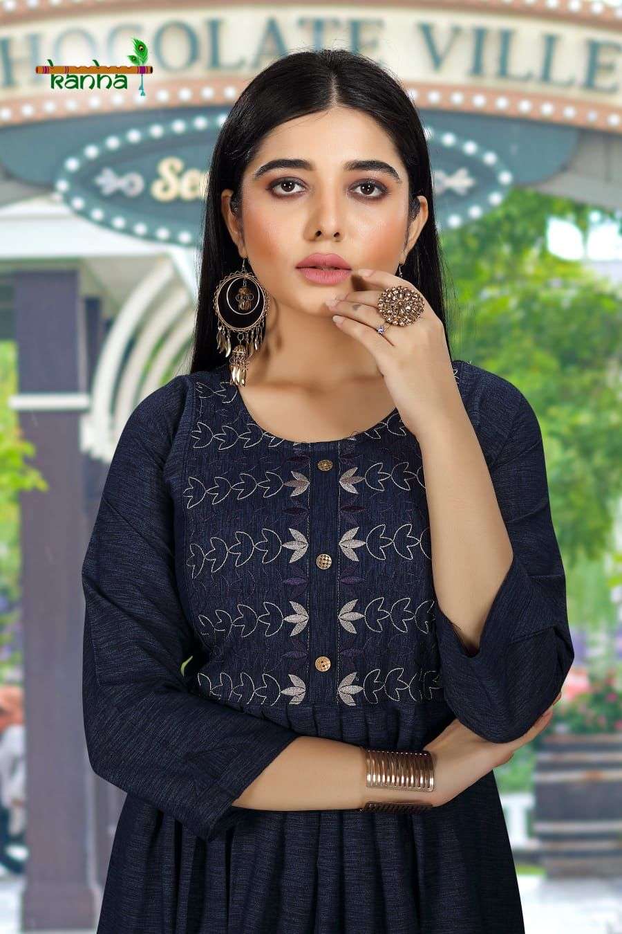 KANHA BRAND PERSENT KANAK Gown Catalogue Wholesale Rate