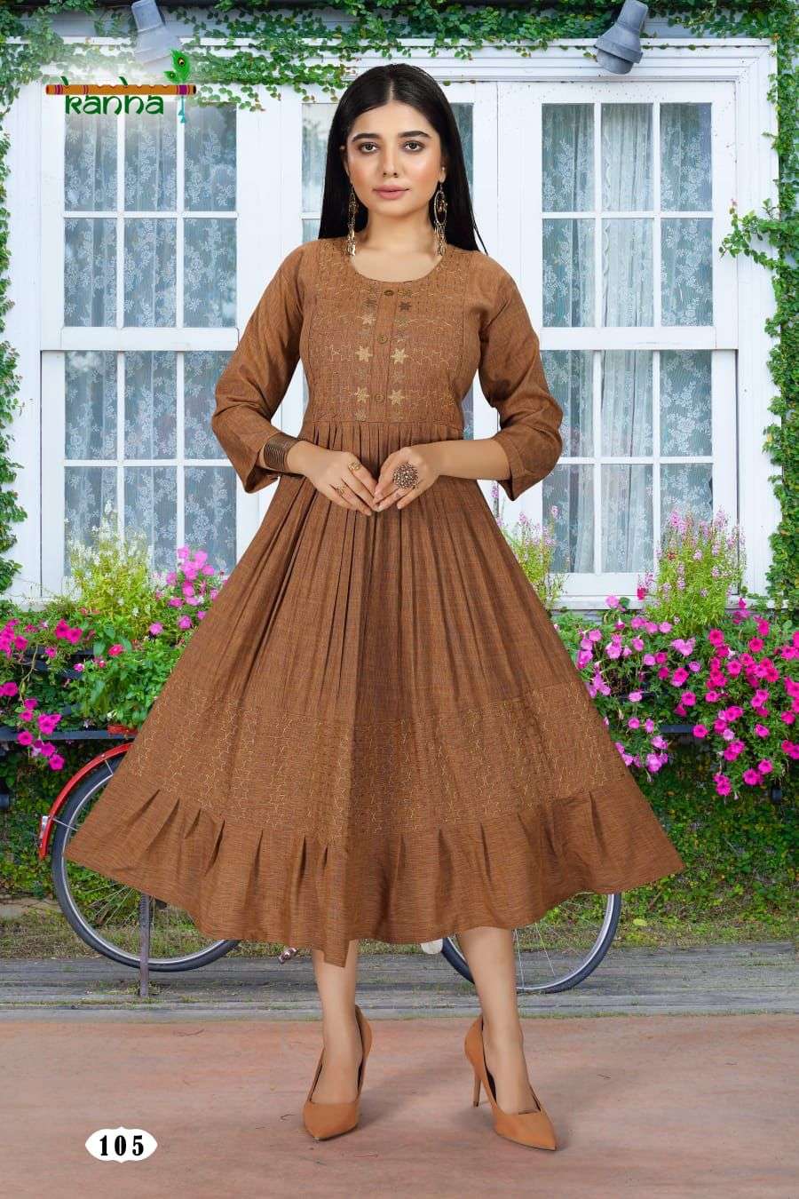 KANHA BRAND PERSENT KANAK Gown Catalogue Wholesale Rate