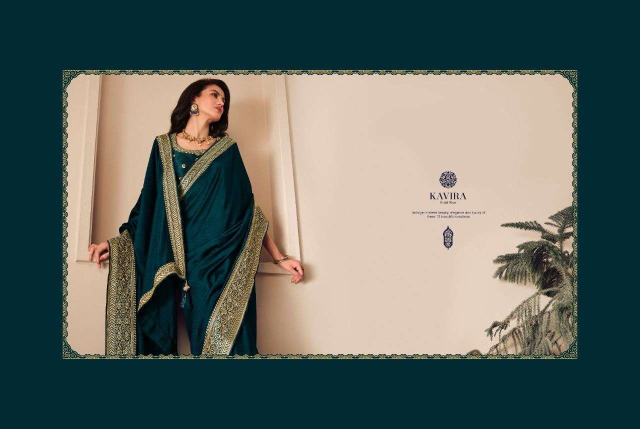 KAVIRA PRESENT KAVIRA VOL 4 VICHITRA SILK DESIGNER SAREE SUPPLIER
