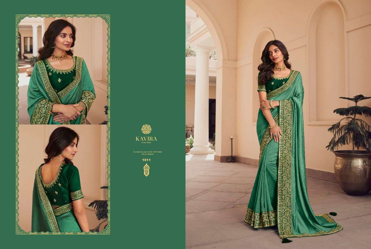 KAVIRA PRESENT KAVIRA VOL 4 VICHITRA SILK DESIGNER SAREE SUPPLIER
